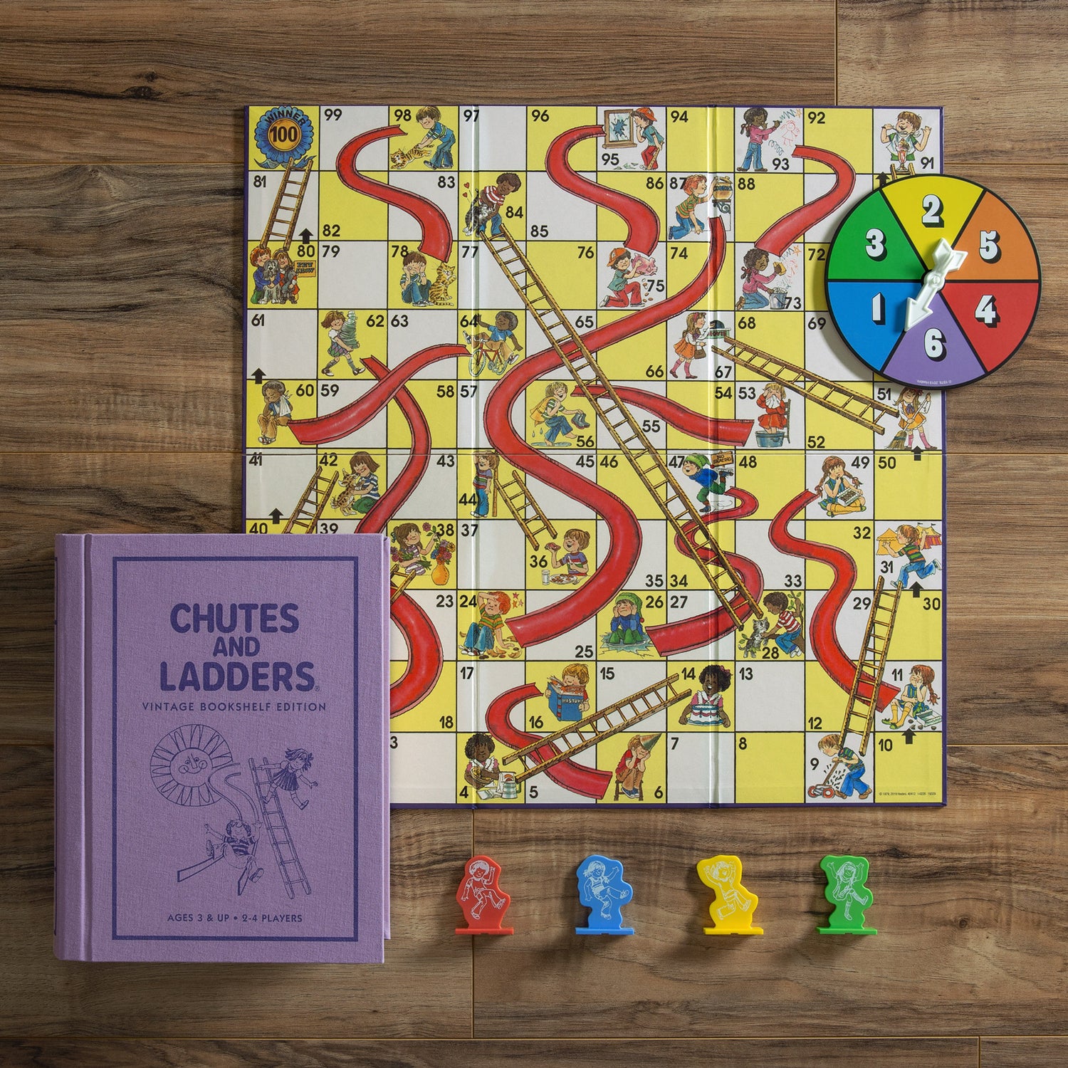 Candy Land + Chutes & Ladders + Connect Four